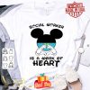 Mickey Mouse Social worker is a work of heart Covid-19 shirt