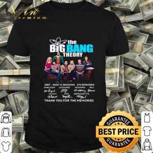 The Big Bang Theory 2007-2020 12 seasons 279 episodes signatures shirt