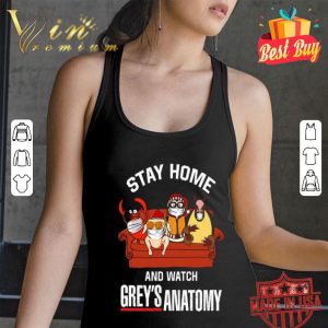 Hugsy penguin and friends stay home and watch Grey’s Anatomy shirt