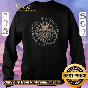 Nice Skull Tattoo Hello Darkness My Old Friend shirt sweater 2