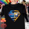 Buffalo Bills and Buffalo Sabres inside Superman logo shirt