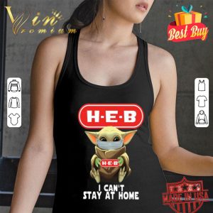 Baby Yoda mask H-E-B I can’t stay at home Covid-19 shirt