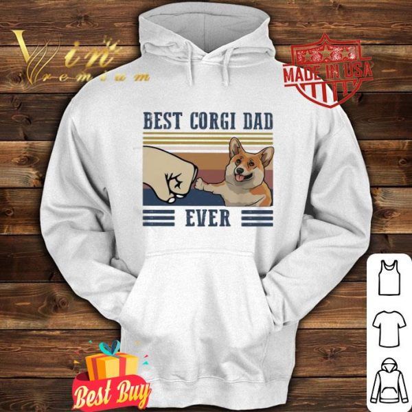 Vintage Best Corgi dad ever shirt