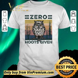 Top Owl Zero Hoots Given Vintage shirt sweater
