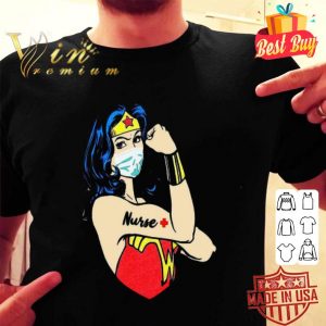 Strong Wonder Woman mask Nurse Coronavirus shirt