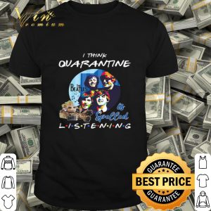 Baby Groot i think quarantine The Beatles is spelled listening Coronavirus shirt