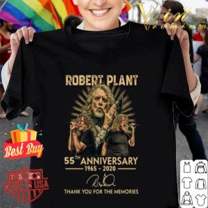 55th anniversary 1965-2020 Robert Plant signature shirt