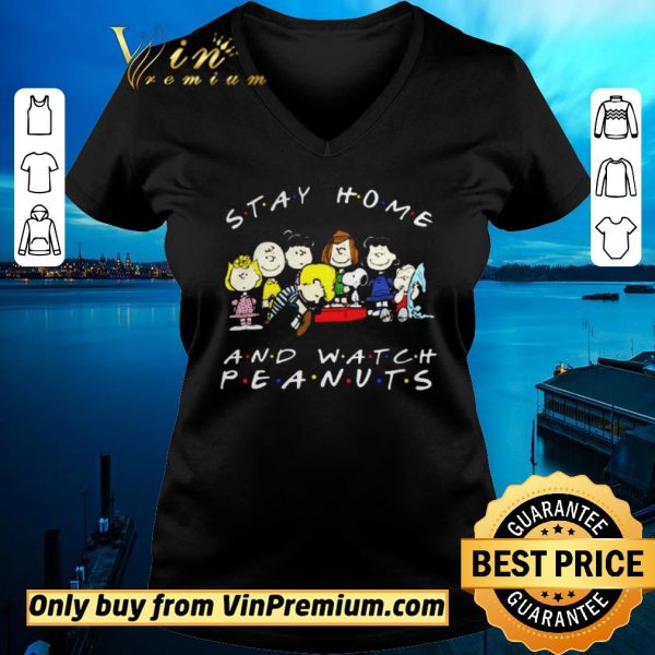 Original Stay Home and Watch Peanuts Movie shirt sweater