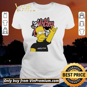 Top Homer Simpson Motley crue shirt sweater 1
