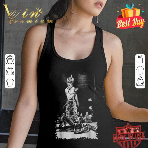 Boxing Son Goku knock out Superman Dragon Ball shirt