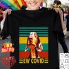 Shocked Dog Ew Covid Vintage shirt