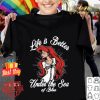 Los Angeles Dodgers girl Life is better under the sea of blueshirt
