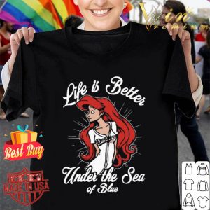 Los Angeles Dodgers girl Life is better under the sea of blueshirt