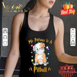 My patronus is a Pitbull mask Coronavirus shirt