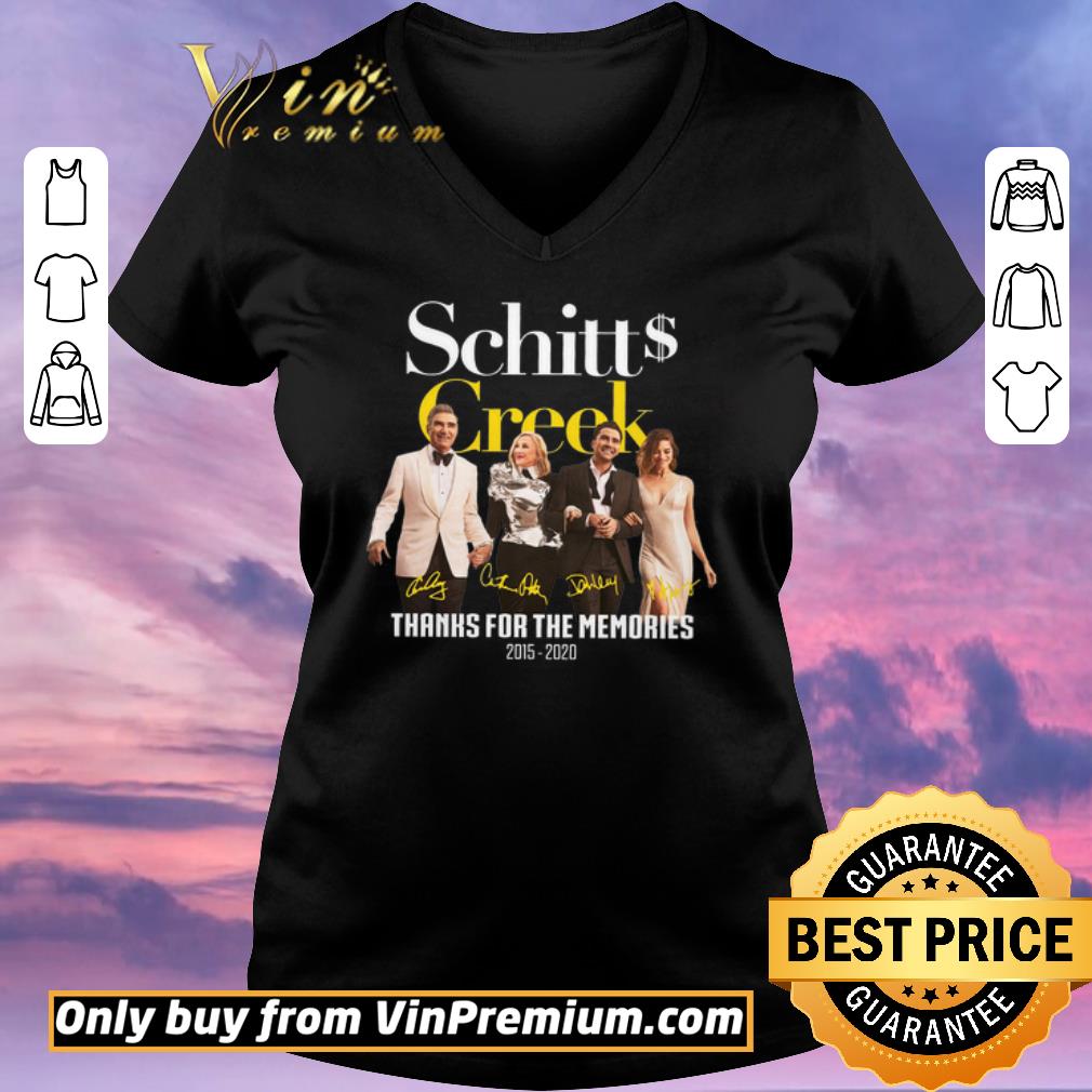 Top Schitt Creek Signature Thanks For The Memories 2015 2020 shirt sweater Top Schitt Creek Signature Thanks For The Memories 2015 2020 shirt sweater