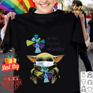 Baby Yoda mask Amec Foster Wheeler Coronavirus shirt