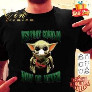 Baby Yoda mask Quiznos Destroy Covid-19 now or never shirt 1 Baby Yoda mask Quiznos Destroy Covid-19 now or never shirt