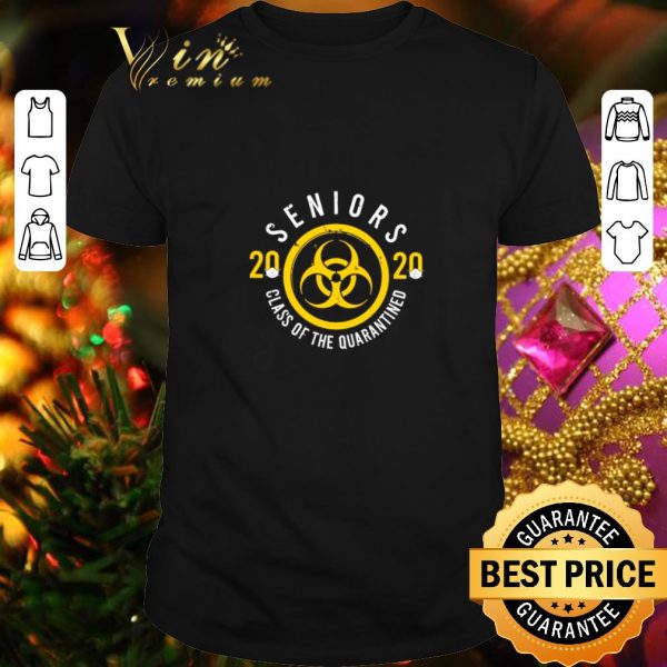 Cheap Seniors 2020 class of the quarantine Covid-19 shirt
