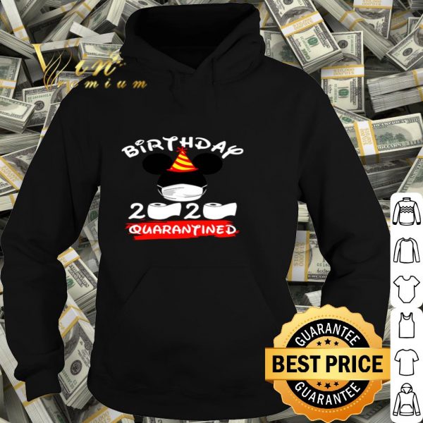 Mickey Mouse Birthday 2020 Quarantined Coronavirus shirt