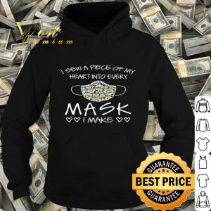 Daisy flowers I sew a piece of my heart into every mask I make shirt