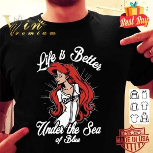 Los Angeles Dodgers girl Life is better under the sea of blueshirt