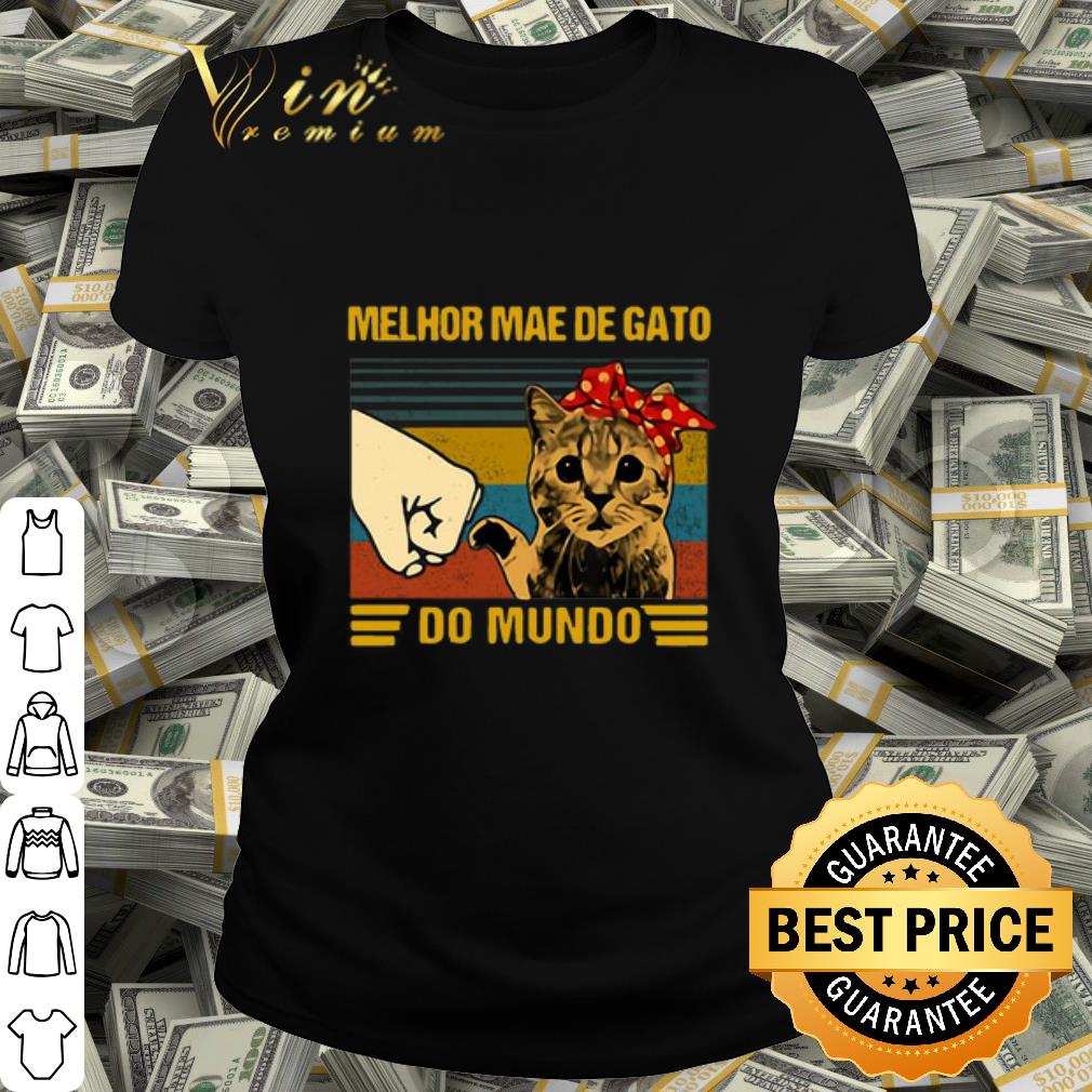 Cat Melhor Mae De Gato Do Mundo Vintage shirt