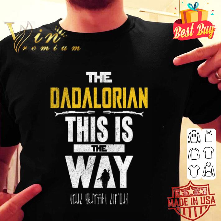 Maglietta Divertente Per Papà The Dadalorian This Is The Way - Fan Art Blu Taglia XXL Regalo Originale Uomo