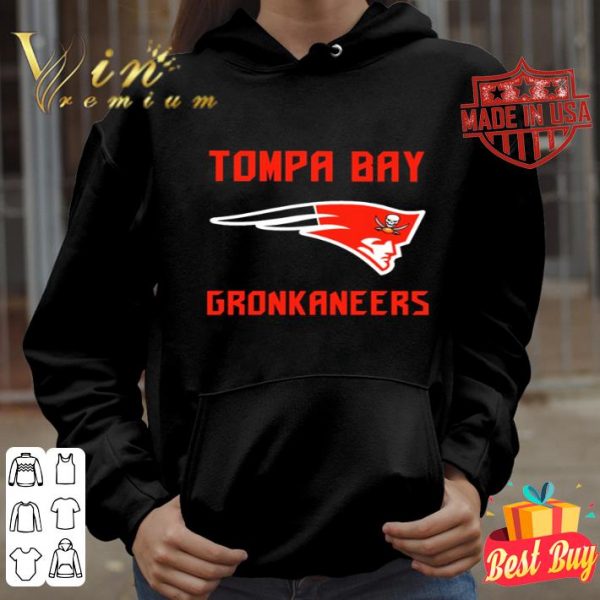 New England Patriots Tampa Bay Buccaneers Tompa Bay Gronkaneers shirt