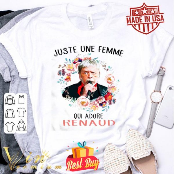 Christophe Maé Juste une femme qui adore renaud flower shirt