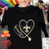 New Orleans Saints Stethoscope Heartbeat shirt