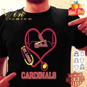 St. Louis Cardinals Stethoscope Heartbeat shirt