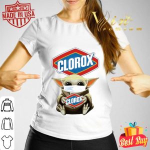 Baby Yoda mask Clorox Coronavirus shirt