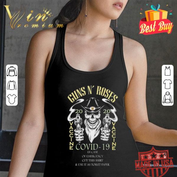 Skull Guns N’roses 2020 Covid-19 in case of emergency shirt