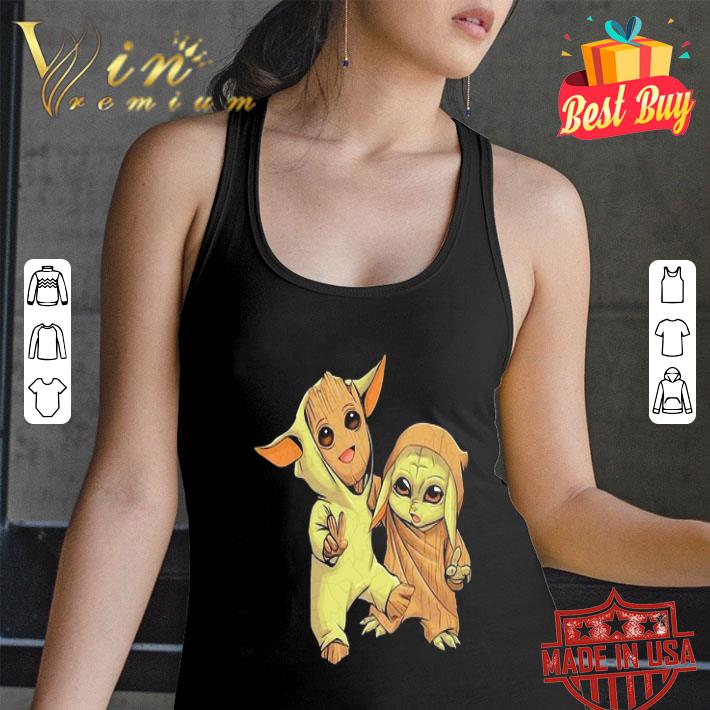 Star Wars Baby Groot and Baby Yoda shirt Star Wars Baby Groot and Baby Yoda shirt