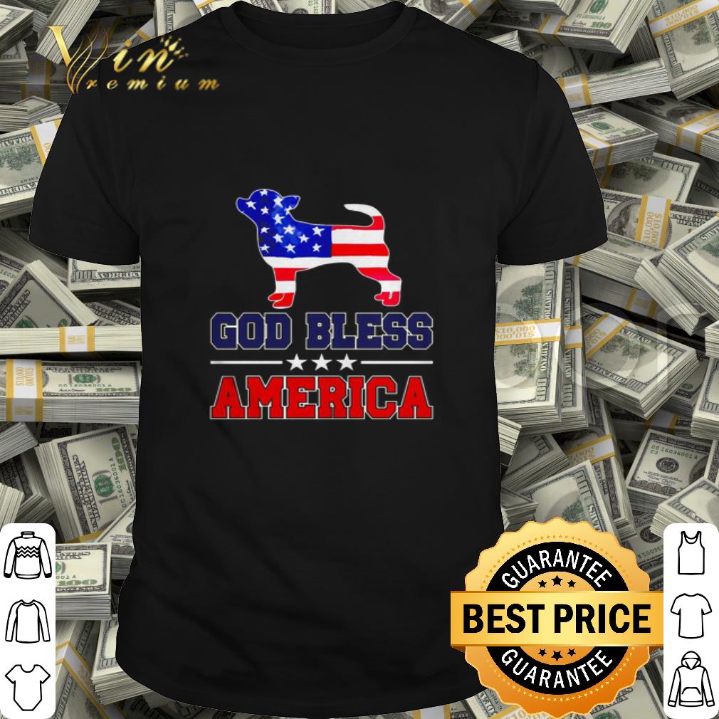 Dog god bless America Independence day shirt