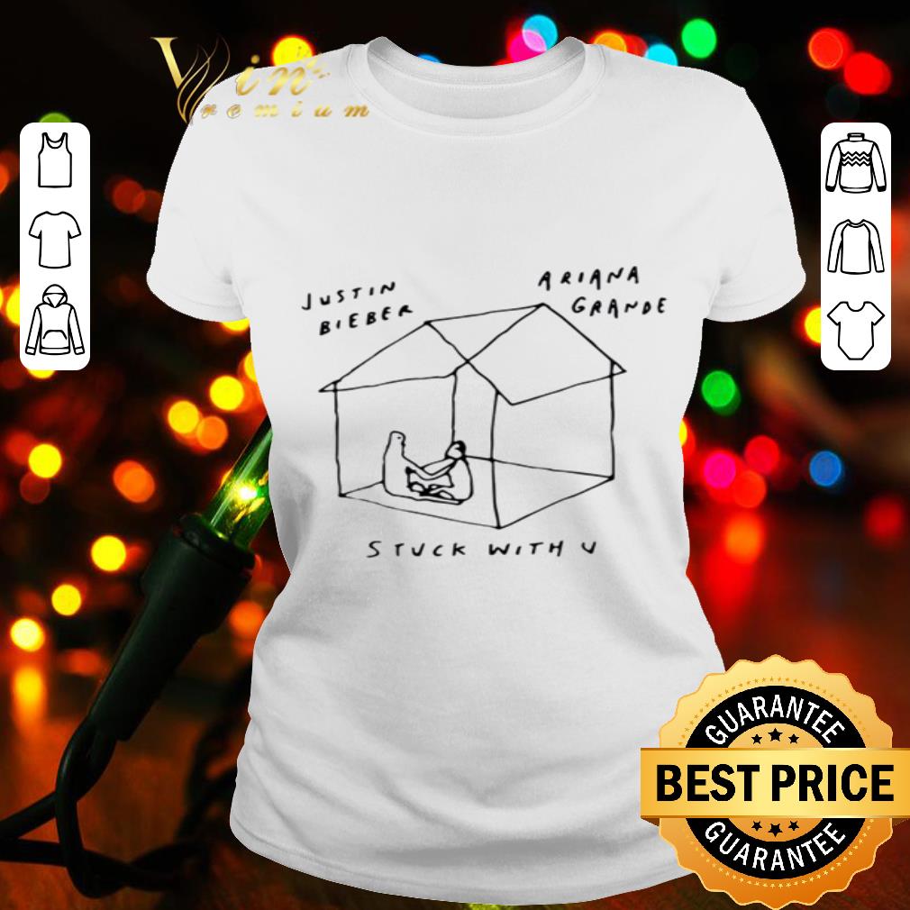 Justin Bieber Ariana Grande stuck with U shirt