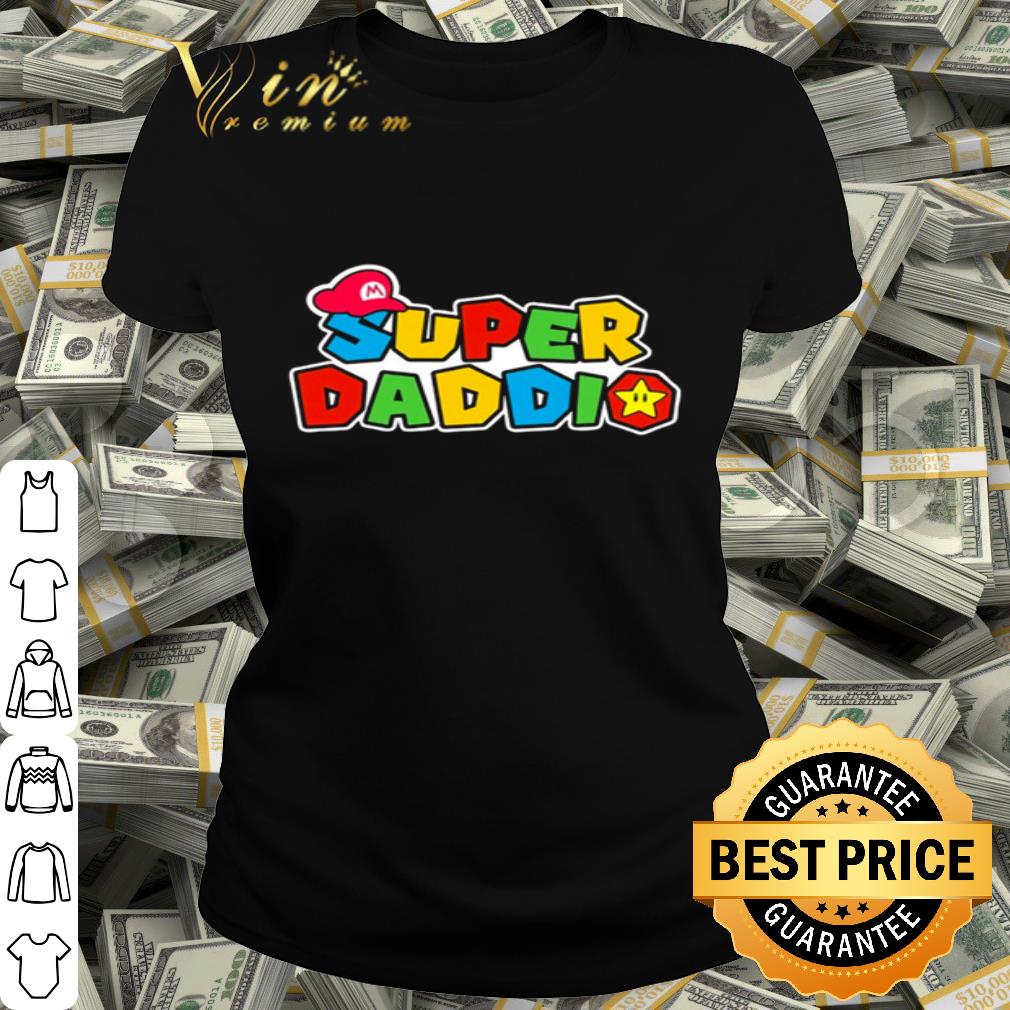 Super Daddio Daddy and Super Mario Father's day shirt