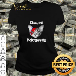 David Meowie David Bowie shirt