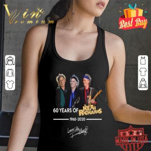 60 Years Of Keith Richards 1960-2020 signature The Rolling Stones shirt 2 60 Years Of Keith Richards 1960-2020 signature The Rolling Stones shirt