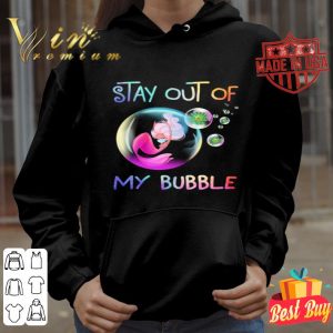 Mermaid mask stay out of my bubble Coronavirus shirt