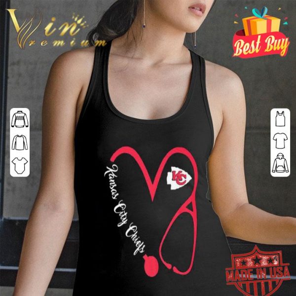 Kansas City Chiefs Stethoscope Heartbeat shirt