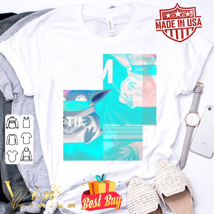 Star Wars Baby Yoda Mask TIM logo Coronavirus shirt