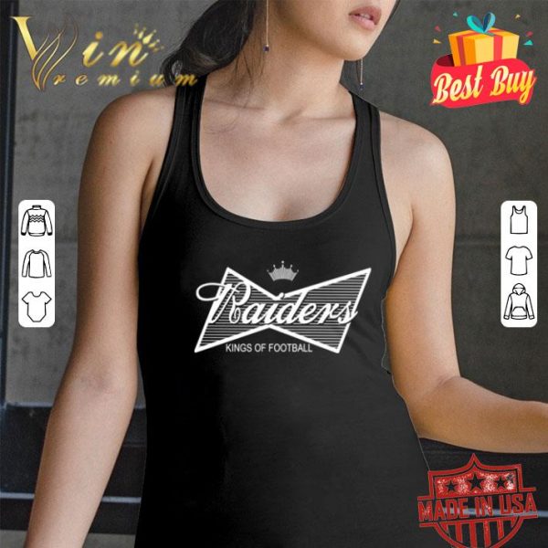 Budweiser Raiders kings of football shirt