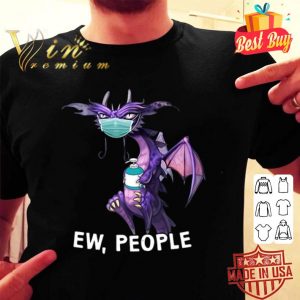 Purple dragon mask ew people Coronavirus shirt