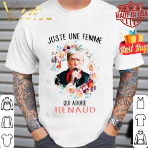 Christophe Maé Juste une femme qui adore renaud flower shirt