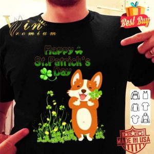 Corgi happy St. Patrick’s day shirt