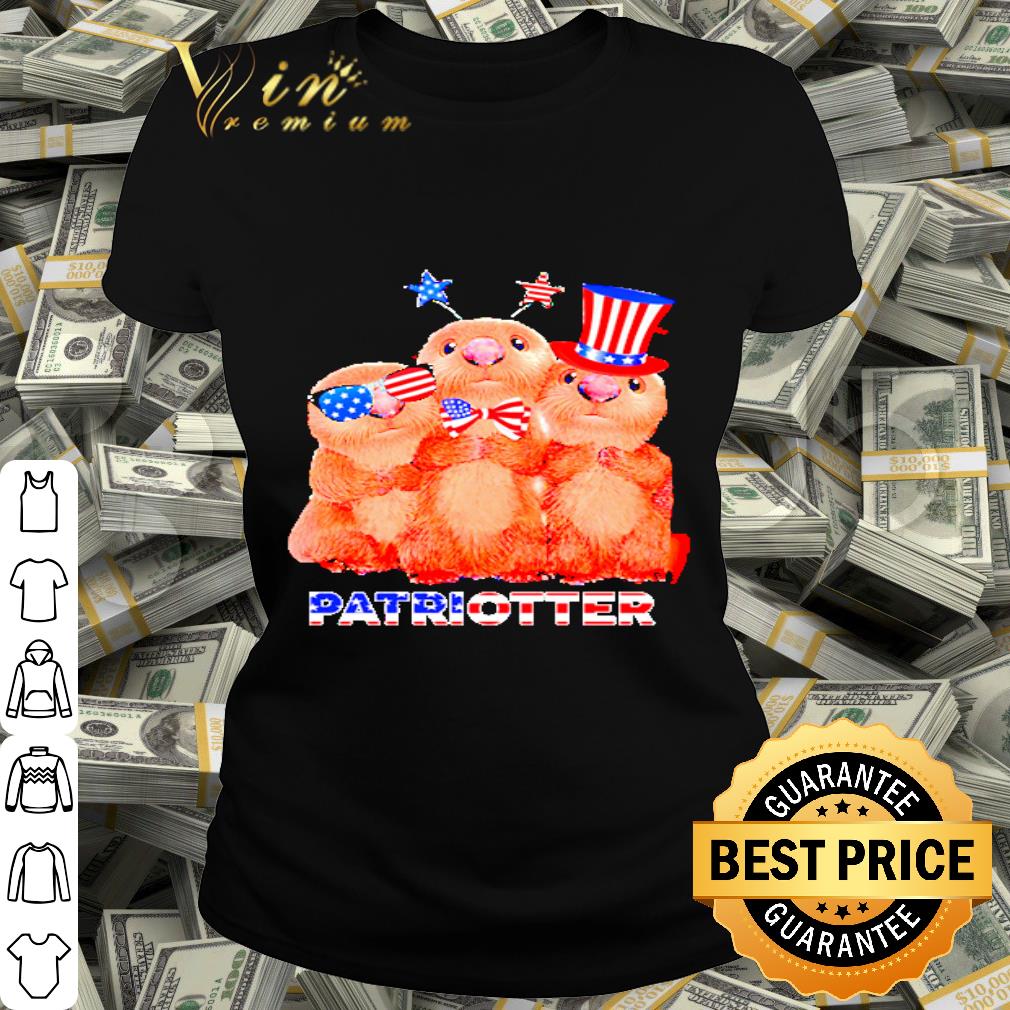 Otter American Flag 4th Of July Independence Day shirt