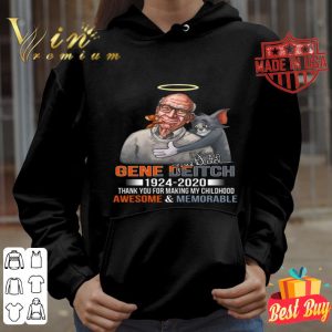 Gene Deitch Tom & Jerry Signature 1924 2020 Thank You For Making My Childhood shirt
