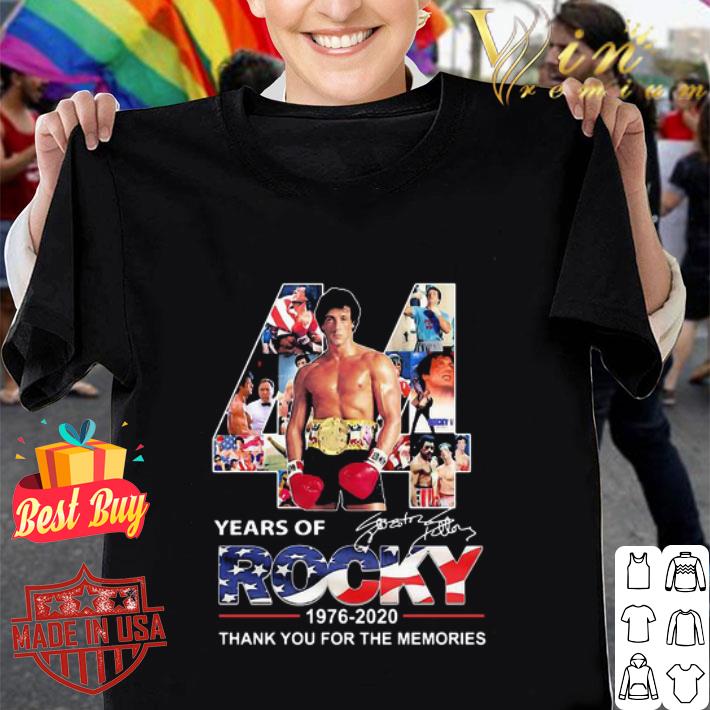 44 Years Of Rocky 1976-2020 Signature shirt