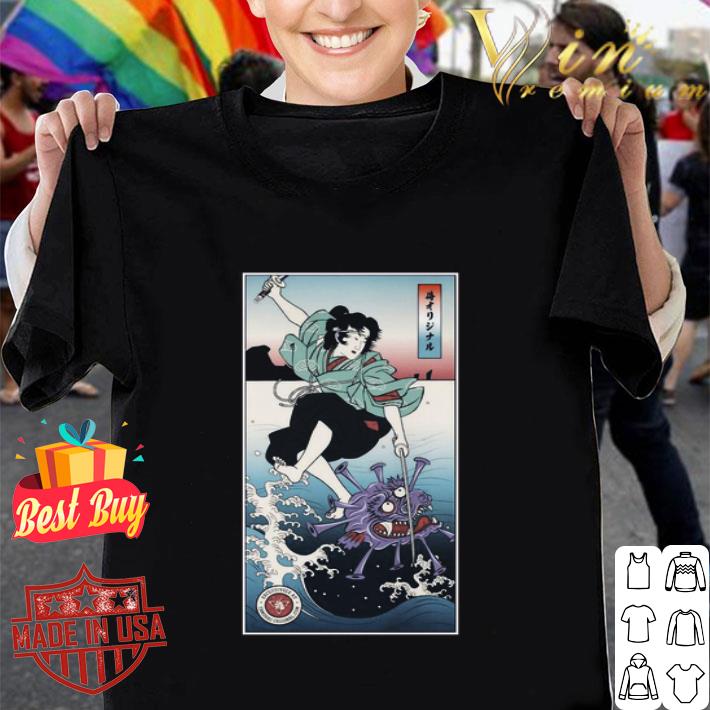 Onna-bugeisha Vs Coronavirus shirt